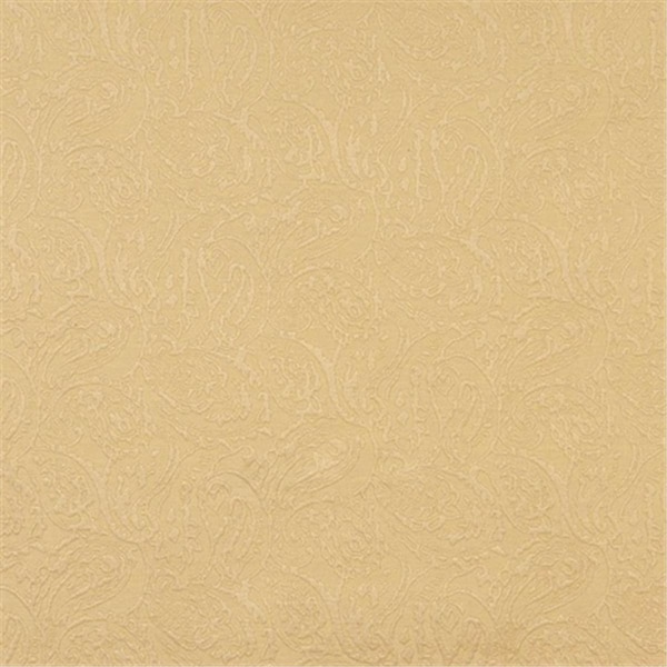 Designer Fabrics 54 in. Wide Gold- Paisley Jacquard Woven Upholstery Grade Fabric E577 - main